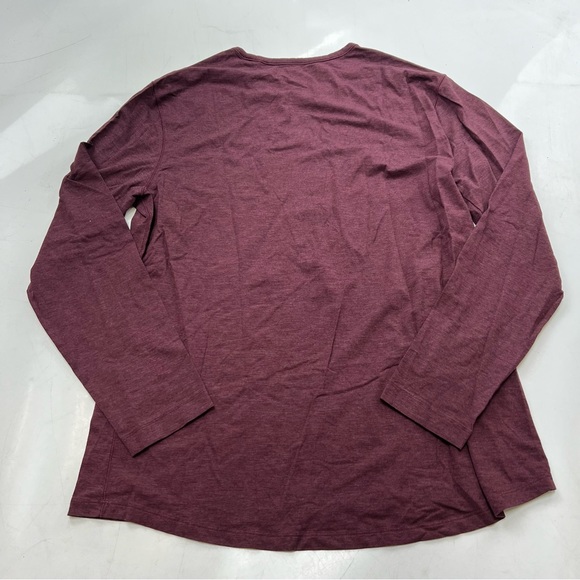 lululemon men’s purple ling sleeve shirt L L54-22 - Picture 3 of 5